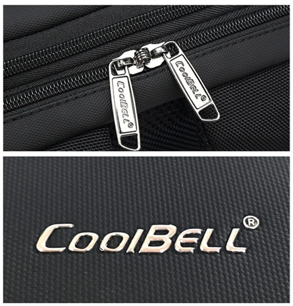 COOLBELL Рюкзак 15,6 дюймов рюкзак для ноутбука Бизнес Рюкзак Многофункциональный Открытый водонепроницаемый рюкзак Противоугонная дорожная сумка
