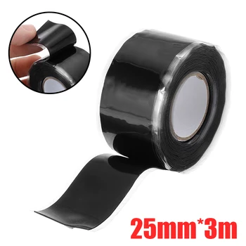 

Practical 3M Waterproof Water Pipe Hose Tape Silicone Rubber Self Fusing Bonding Tape Mayitr Hardware Repair Tapes