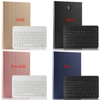 

30pcs/lot 2 in 1 Detachable Ultra Thin Bluetooth Keyboard Leather Case With Stand For Samsung Galaxy Tab S6 10.5 2019 T860 T865