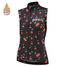 Morvelo зимняя теплая флисовая женская велосипедная безрукавка велосипедная Джерси Pro Team наружная велосипедная одежда Ropa Ciclismo Hombre