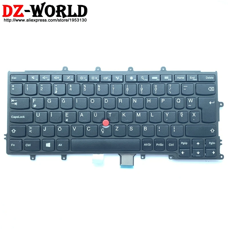 Новая Оригинальная клавиатура TUF с турецким языком для Lenovo Thinkpad X230S X240 X240S X250 X260