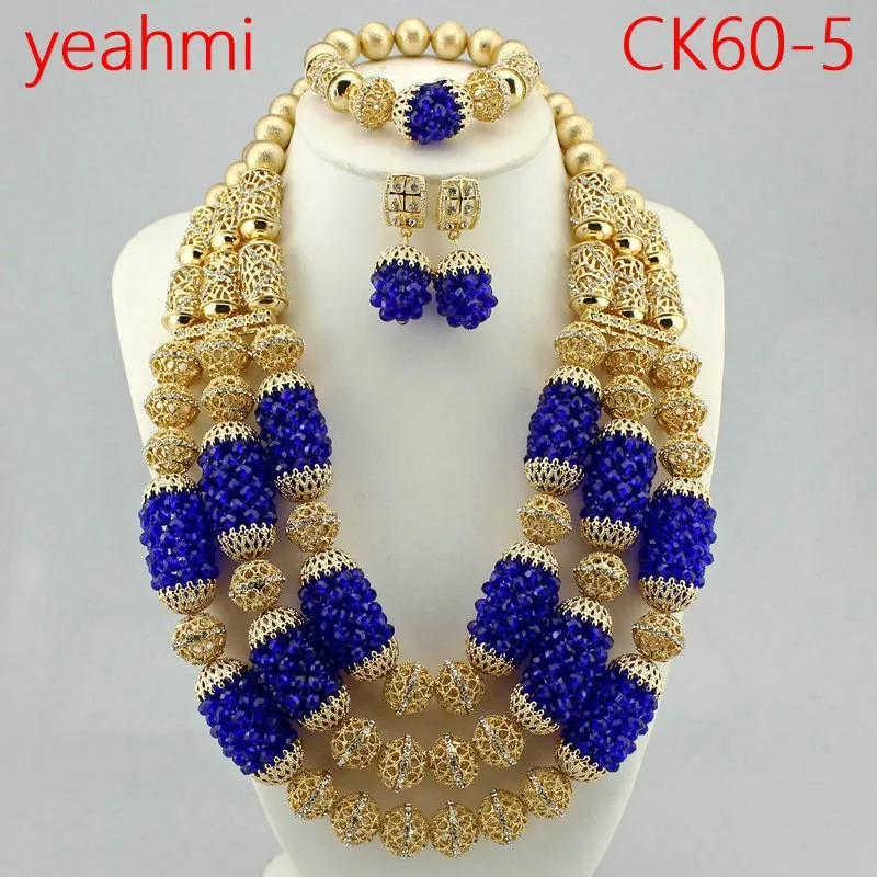 2020 топ изысканный Дубай ювелирный набор роскошный золотой цвет большой нигерийский Женский Свадебный Африканский бисер ювелирный набор ко... 2020 топ изысканный Дубай ювелирный набор роскошный золотой цвет большой нигерийский Женский Свадебный Африканский бисер ювелирный набор ко...