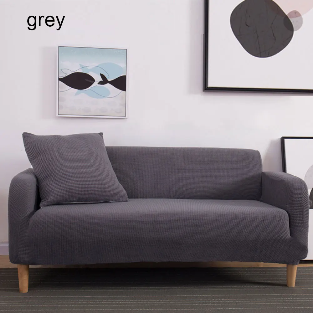 Vente Tissu polaire housse de canapé anti animaux extensible motif à carreaux Sofacovers lavable amovible canapé couvre housses causeuse