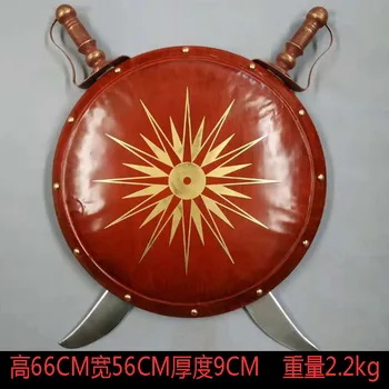 

American industrial style retro shield pendant decoration bar cafe restaurant personality stylish decoration hanging wall decor