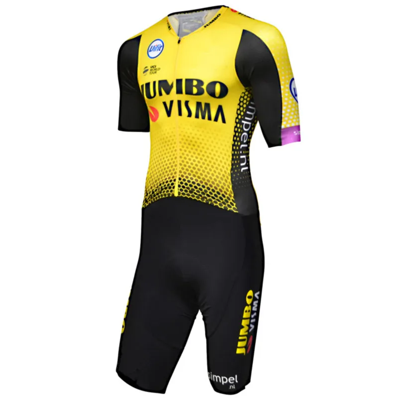 Jumbo visma Скорость Поток гоночный костюм одежда тело велосипед наборы велокостюм триатлон ropa ciclismo кожи костюм купальники на заказ - Цвет: 1