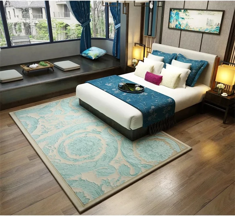Шерстяные ковры ручной работы, цветы для гостиной, спальни, коридора. Настраиваемый цвет/размер