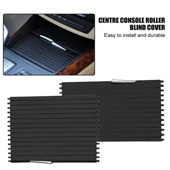 

Car Center Console Sliding Shutters Cup Holder Roller Shutter Cover For BMW X5 E70 06-13 X6 E71 08-14