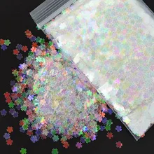 

1bag ABTransparent Glitter Sequins Nail Art Manicure Stars Butterfly Flowers...12 Shapes Holographic Nail Accessories Sequins&*&