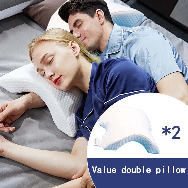 

Memory Foam Bedding Pillow Neck Protection Slow Rebound Multifunction Memory anti-pressure Hand Pillow Health Neck Couple Pillow