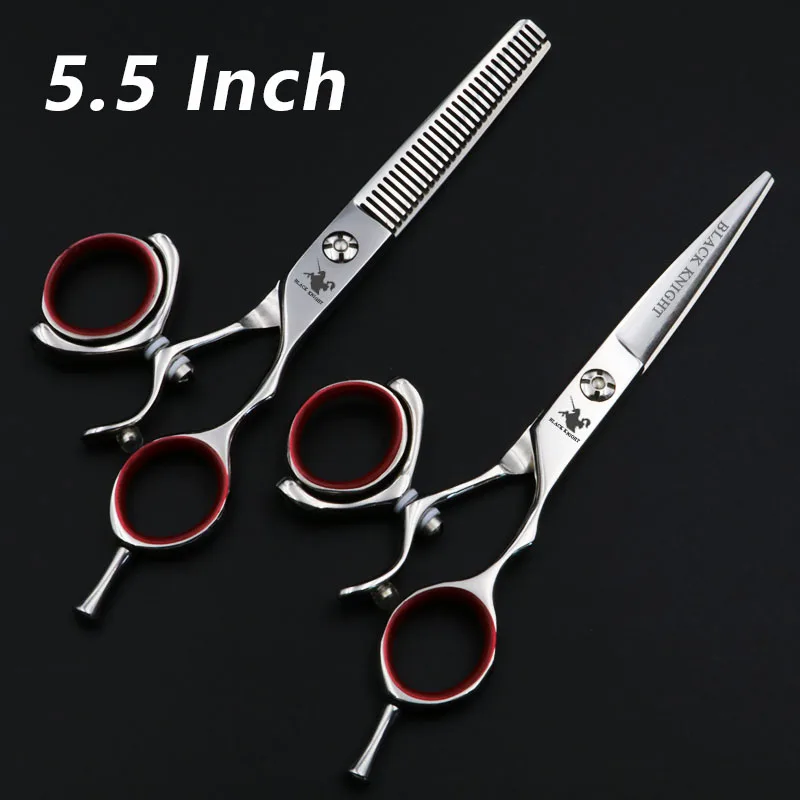 5.5/6 Inch Beauty Pet Scissors Dog Grooming Straight Cutting+Thinning Shears Kit for Animals Hair Scissors Japan440C - Цвет: 1 set