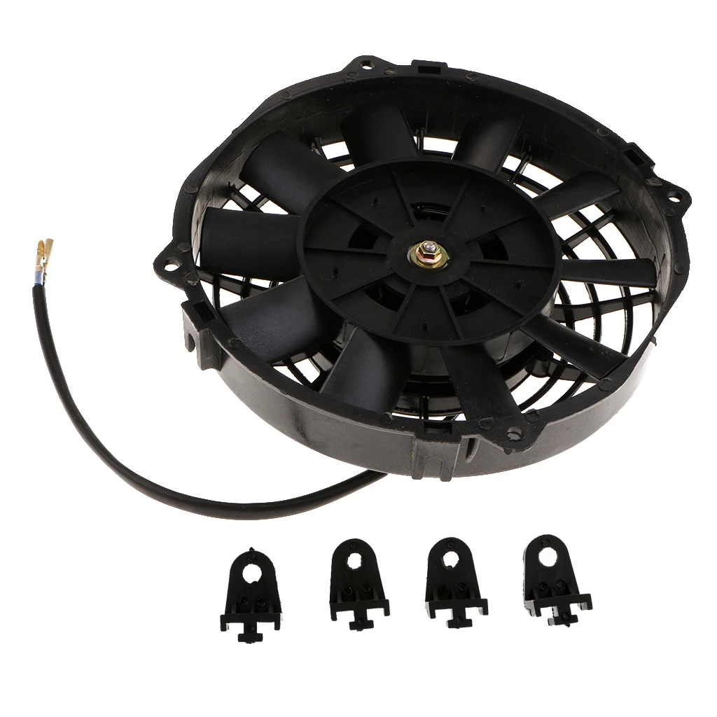 8'' High Quality 80W 12V Car Truck Motorcycle Radiator Cooling Fan