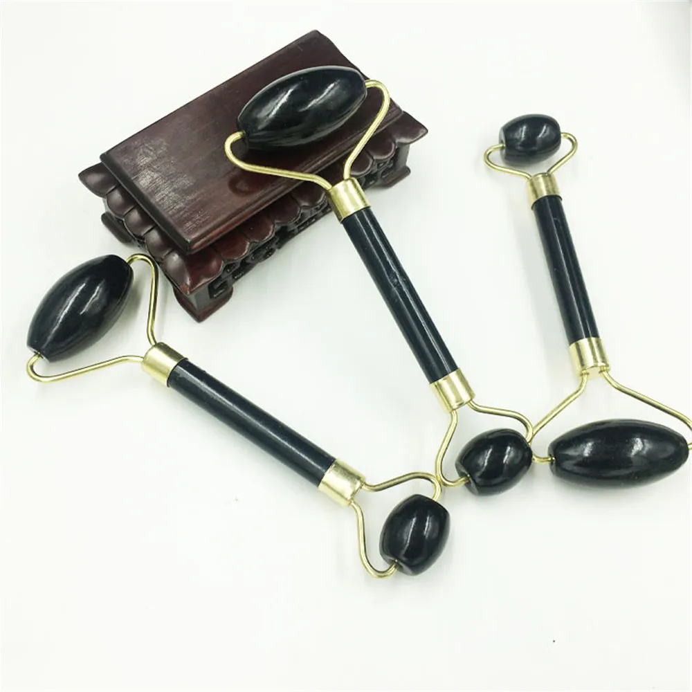 Jade Roller Massager 1PCS Double Head Facial Massage Roller Jade Face Care Face Slimming Body Head 2