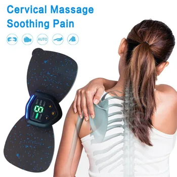

Intelligent Cervical Massager Pulse Massager Mini Portable Massage Stickers Physical Therapy Multi-function Neck Stickers