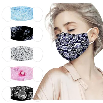 

Mascarilla 1pc Face Mask Washable Proof Protect Face Mouth Cover Outdoor Youre Too Close Mascarilla masque Face Masks