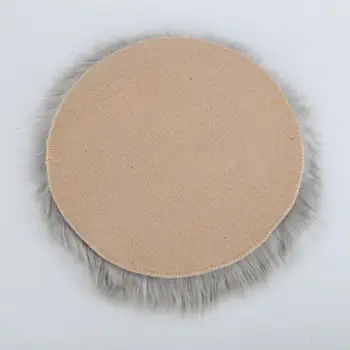 

Soft Artificial Sheepskin Rug Chair Cover Artificial Wool Warm Hairy Carpet Seat Pad Round Area Rugs Floor