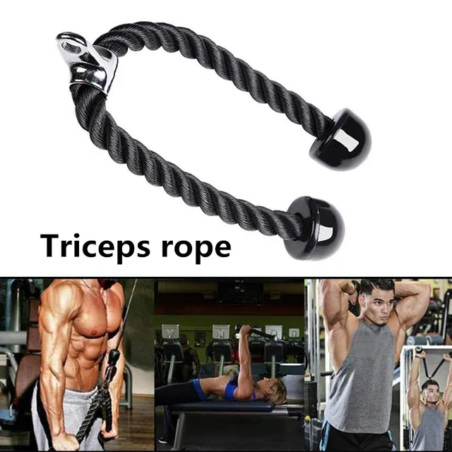 Fitness Home Gym Cable Machines Attachment Crossfit Bodybuilding Muscle Strength Training Workout Accessories Tricep