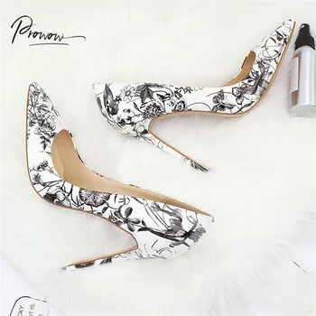 

Prowow New Fashion Style Spring Summer Women Pumps Sexy Pointed Toe Shallow Mouth Thin High Heel Ladies Pumps Party Shoes Woman