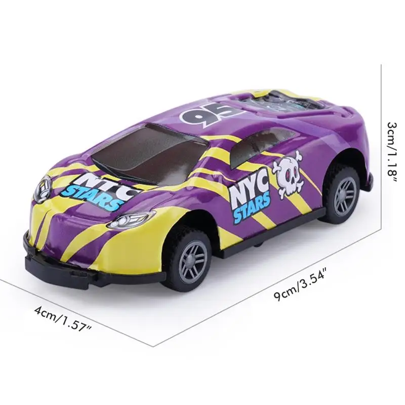 8x Stunt-Spielzeugauto Mini-Automodelle Alloy Pull Back Car Jumping Stunt Cars 