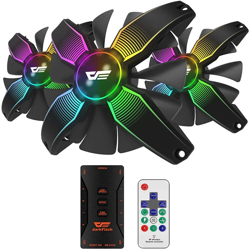 Кулер для ПК darkFlash 120 мм с RGB-подсветкой водяным охлаждением | Компьютеры и офис