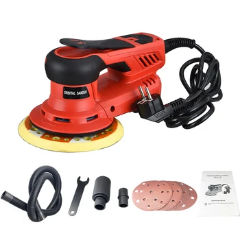 

350W Electric Car Random Orbital Sander Machine Multi-function Woodworking Corners Polisher Variable Speed Corded Sanders