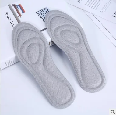 EU 40-46 Cresfimix semelle de chaussures, унисекс, светильник, поглощающий пот, серая обувь, стельки для мужчин размера плюс, мягкие стельки для ног a5593 - Цвет: EU 40-46