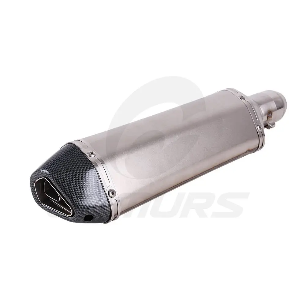 OUMURS мотоциклетные выхлопные трубы глушителя для Akrapovic длинный тип 470 мм Универсальный 51 мм для TMAX FZ6 Z750 F800GS R1 ER6N CBR250 квадроциклы