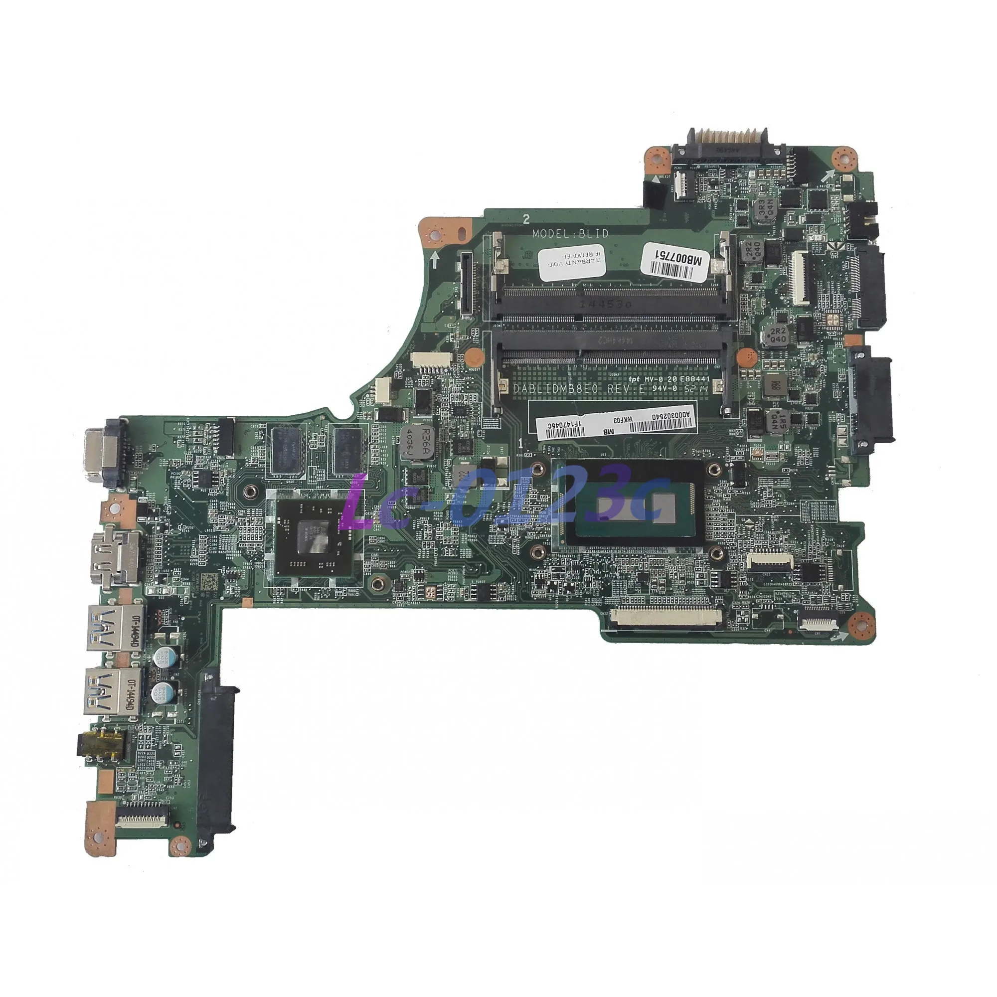 Fulcol для Toshiba Satellite L50-B-2DH Материнская плата ноутбука W/I7-5500U cpu W/216-0858020 GPU A000302540 DABLIDMB8E0 DDR3