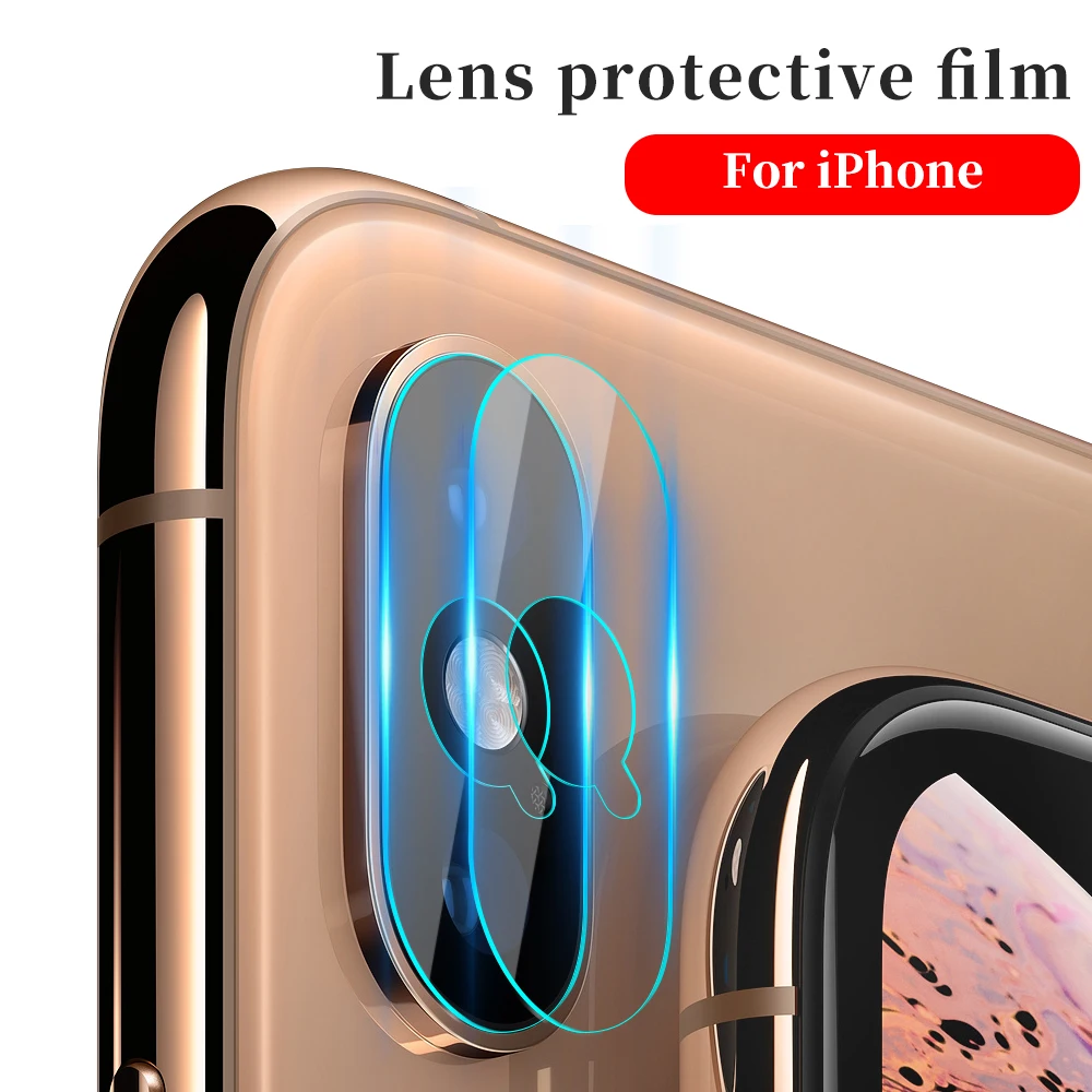 Защитная пленка для объектива камеры закаленное стекло iPhone X XS Max XR 6 6S 7 8 Plus
