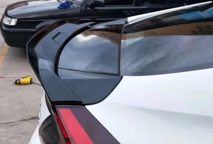 

for honda civic spoiler MC style for 2016-2019 civic rear trunk wing primer balck white color paint high quality ABS spoiler