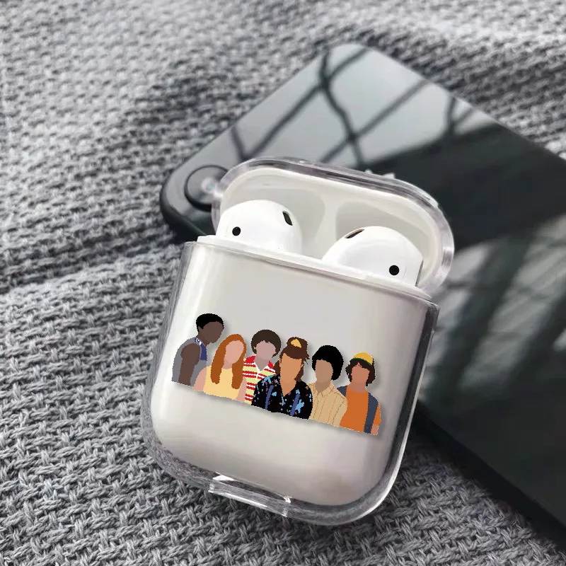 Чехол для наушников Stranger Things Eleven для Apple iPhone, зарядная коробка для AirPods Pro, жесткий прозрачный защитный чехол, аксессуары - Цвет: 4