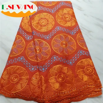 

African Cotton Swiss Voile Laces In Switzerland African Dry Cotton Lace Fabric Nigerian Man Voile Lace 5Yards 083062