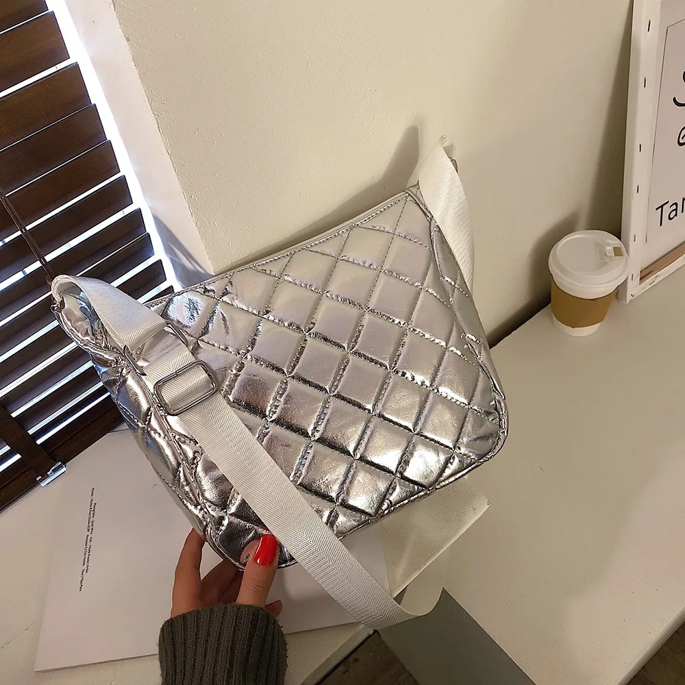 

Western Style Bubble Rhombus Bag 2019 Fashion Autumn And Winter New Style Korean-style Fashion Shoulder Bag Women's Versatile Te