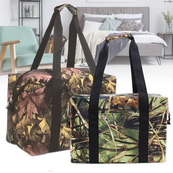 

Large Insulated Lunch Bag Tote Cooler Picnic Travel Food Box Carry Bags for Camping H66