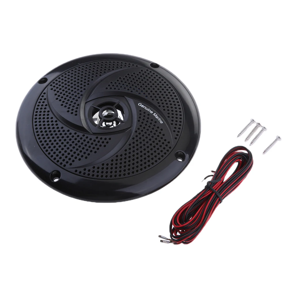 Boat Marine Waterproof Speaker Sound Auto Modified Horn Round Flush Fitting