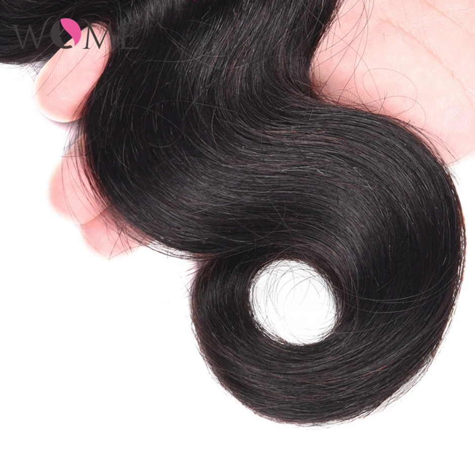 WOME Brazilian Human Hair Bundles Body Wave Bundles 1/3/4 pcs/lot 10-26 Inches Natural Color Non-remy Hair Weave Extensions WOME Brazilian Human Hair Bundles Body Wave Bundles 1/3/4 pcs/lot 10-26 Inches Natural Color Non-remy Hair Weave Extensions