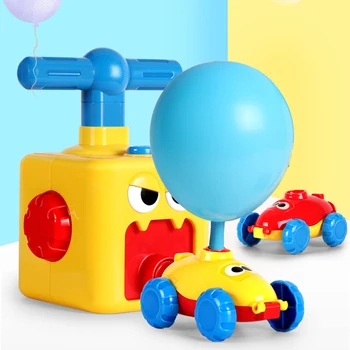 

Inertial Power Balloon Car Toy Puzzle Fun Inertial Power Car Balloon Toys for Children New year Gift Educational Science Toy