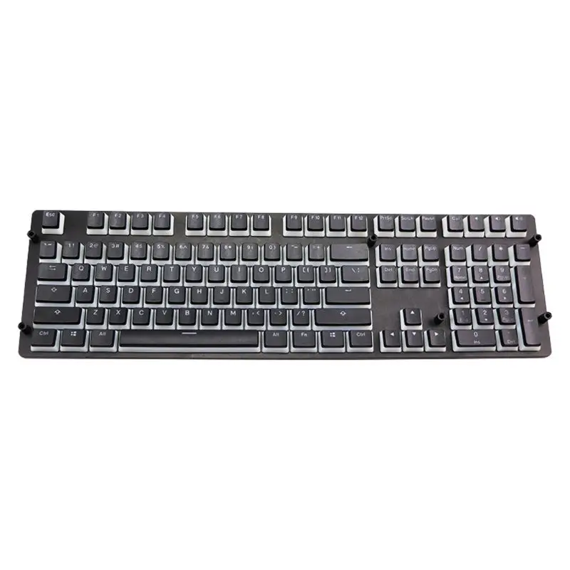 RGB 143 Keycaps ANSI Layout OEM PBT Pudding Double Skin Milk Shot Backlit Keycap K1AB RGB 143 Keycaps ANSI Layout OEM PBT Pudding Double Skin Milk Shot Backlit Keycap K1AB