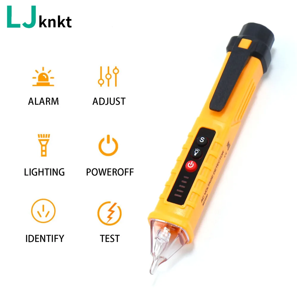 VD10 Intelligent Non-contact Pen Alarm AC Voltage Detector Meter Sensor Tester Electric Wire Test Pencil For 12-1000V Socket | Инструменты