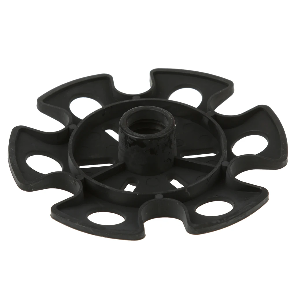 4 Pieces/Set 8cm Durable Rubber Snowflake Shaped Basket Guard Protector for Hiking Trekking Poles Sticks