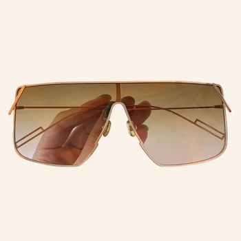 

2019 Fashion Goggle Sunglasses Women gafas de sol hombre Brand Designer One Piece Sun glasses For Women