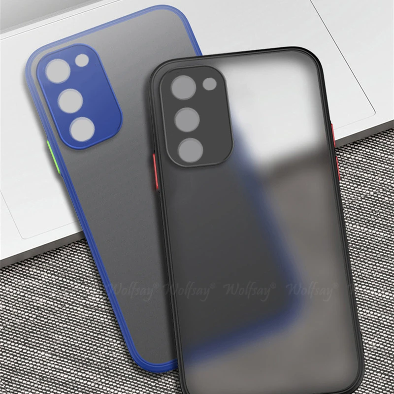 samsung silicone case Dành Cho Samsung Galaxy Samsung Galaxy A03S Ốp Lưng Silicone Mờ PC Trong Suốt Dành Cho Samsung A03S Cover Galaxy M52 A02S A21S A22 A32 ốp Lưng cute samsung cases