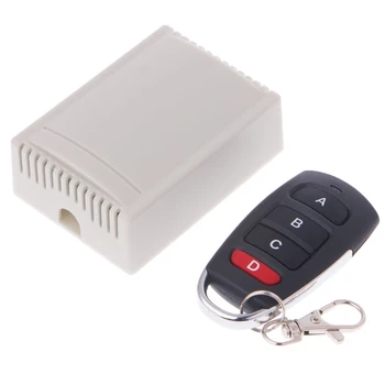 

24V 4CH Relay Wireless RF Remote Control Switch Receiver Module + 2 Transmitter