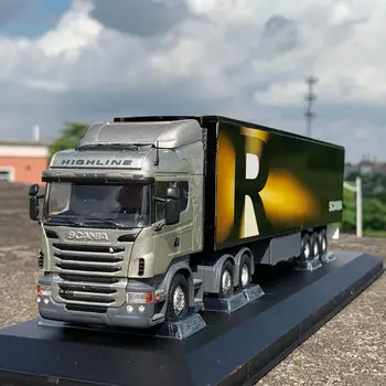 

Alloy 1/50 Scale Tractor Container Heavy Duty Truck Model Die-cast Vehicle Toys Adult Children Gifts Collection Display Souvenir