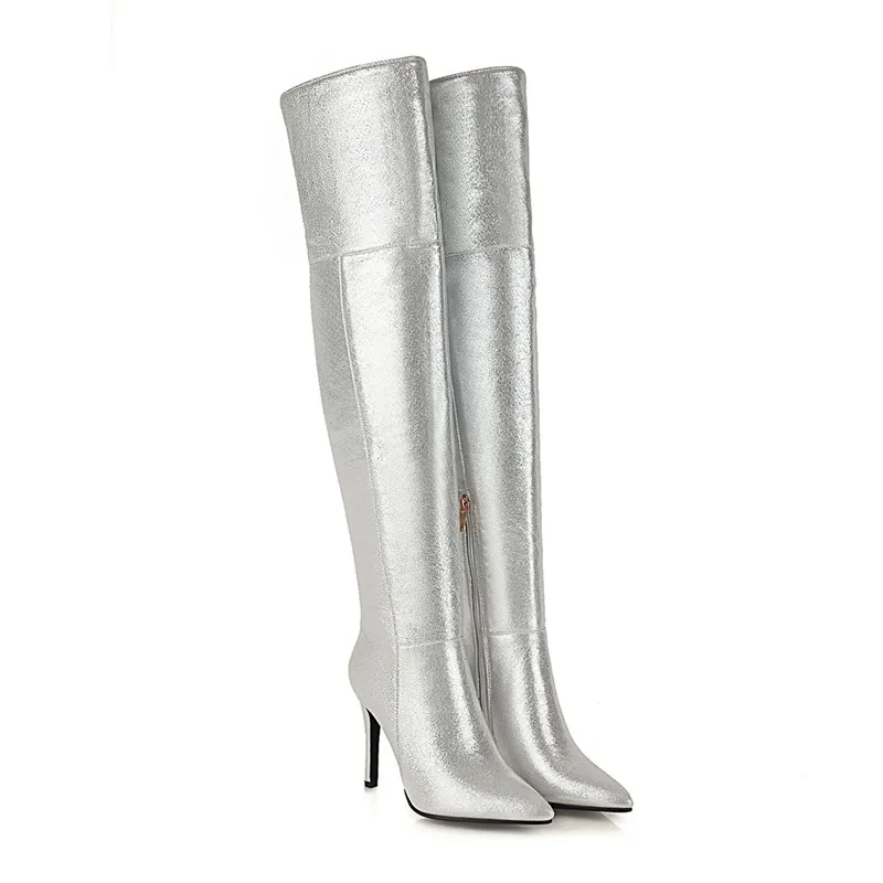 Mstacchi elegante salto alto botas femininas de