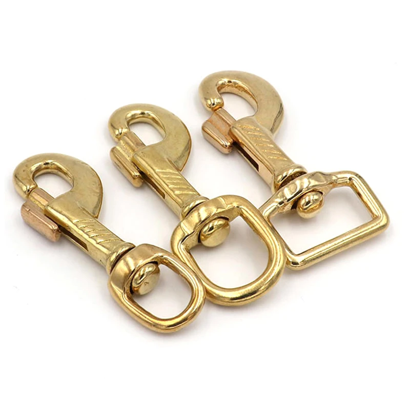 Brass Pattern Hook Dog Buckle Pet Traction Rope Special Copper Hook Luggage Leather Hardware Accessories 003