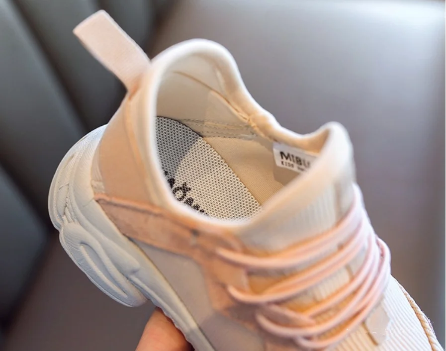 Toddler Casual Sneakers Children Mesh Shoes Baby Girls Soft Sport Sneakers Boys White Brand Shoes Fashion Trainers Spring