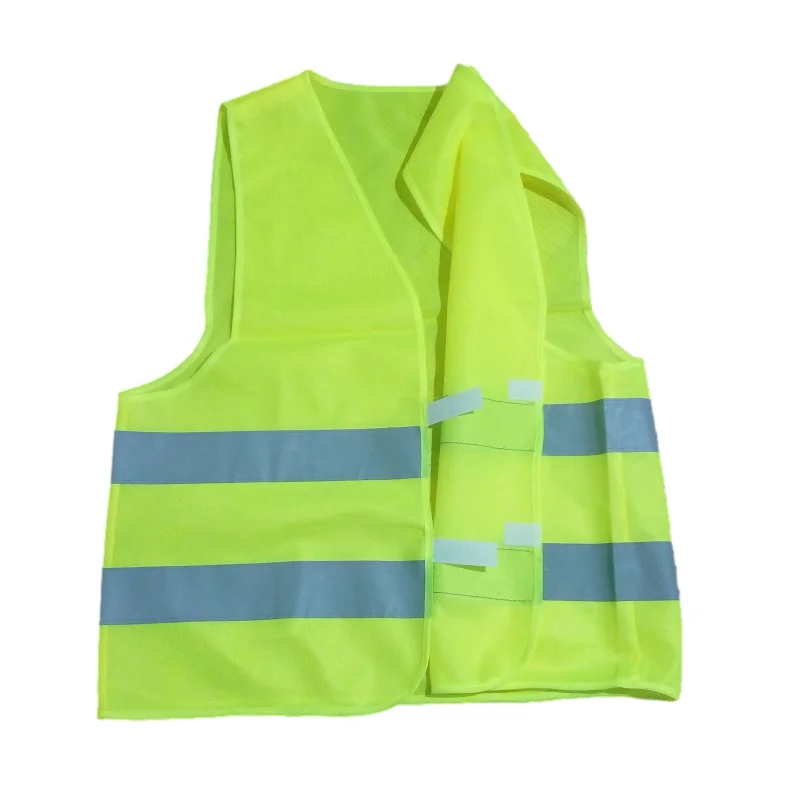 High Visibility Warning Reflective Safety Vest Construction Traffic Personnel Warp Knitted Fabric Cothing