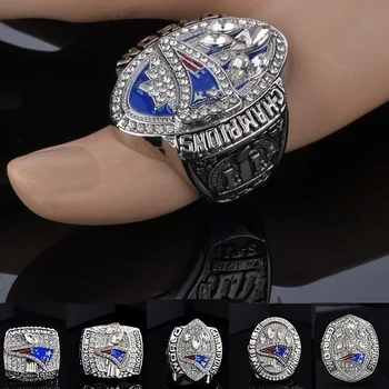 

New England Patriots Super Bowl 2001 2003 2004 2014 2016 2018 Ring Set
