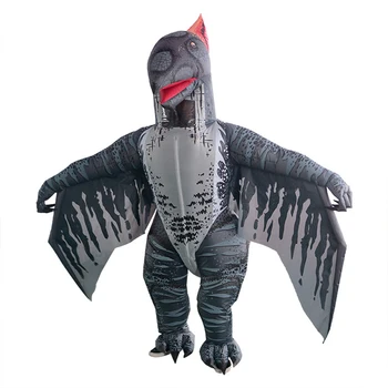 

Funny Cartoon Pterosaur Inflatable Suit, Unisex Adults Dinosaur Inflatable Costume for Cosplay Halloween Masquerade Performance