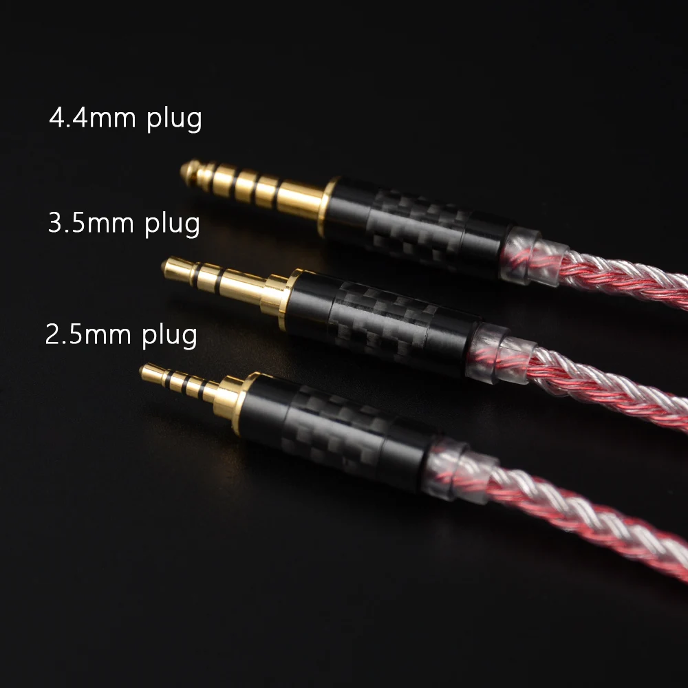 NICEHCK 16 Core Медь серебро смешанные кабель 3,5/2,5/4,4 мм MMCX/2Pin для TFZ TRNKZZSX/ZSN/ZS10 CCAC16/C10 NICEHCK NX7 Pro/M6/F3